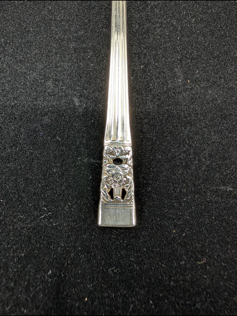 Oneida Community Silver Plate Coronation Pickle/Olive Cocktail Fork Vintage 1936